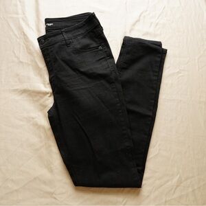 Old Navy Super Skinny Mid Rise Black Jeans